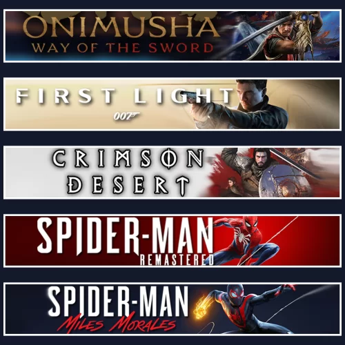 Onimusha + 007 + Crimson + SP1 + Miles